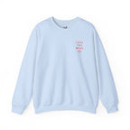 Valentines Galentines Crewneck | Love you more champagne cheers