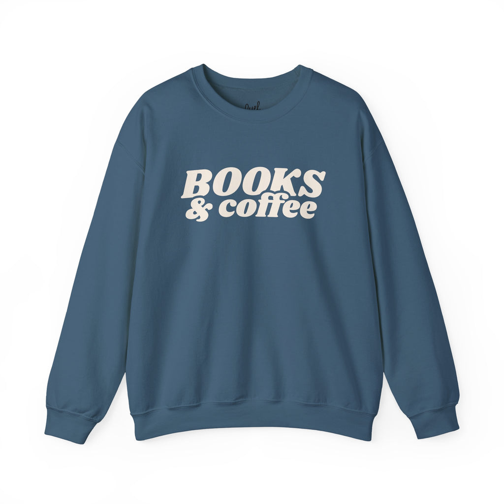 Books & Coffee Crewneck Sweatshirt