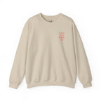 Valentines Galentines Crewneck | Love you more champagne cheers