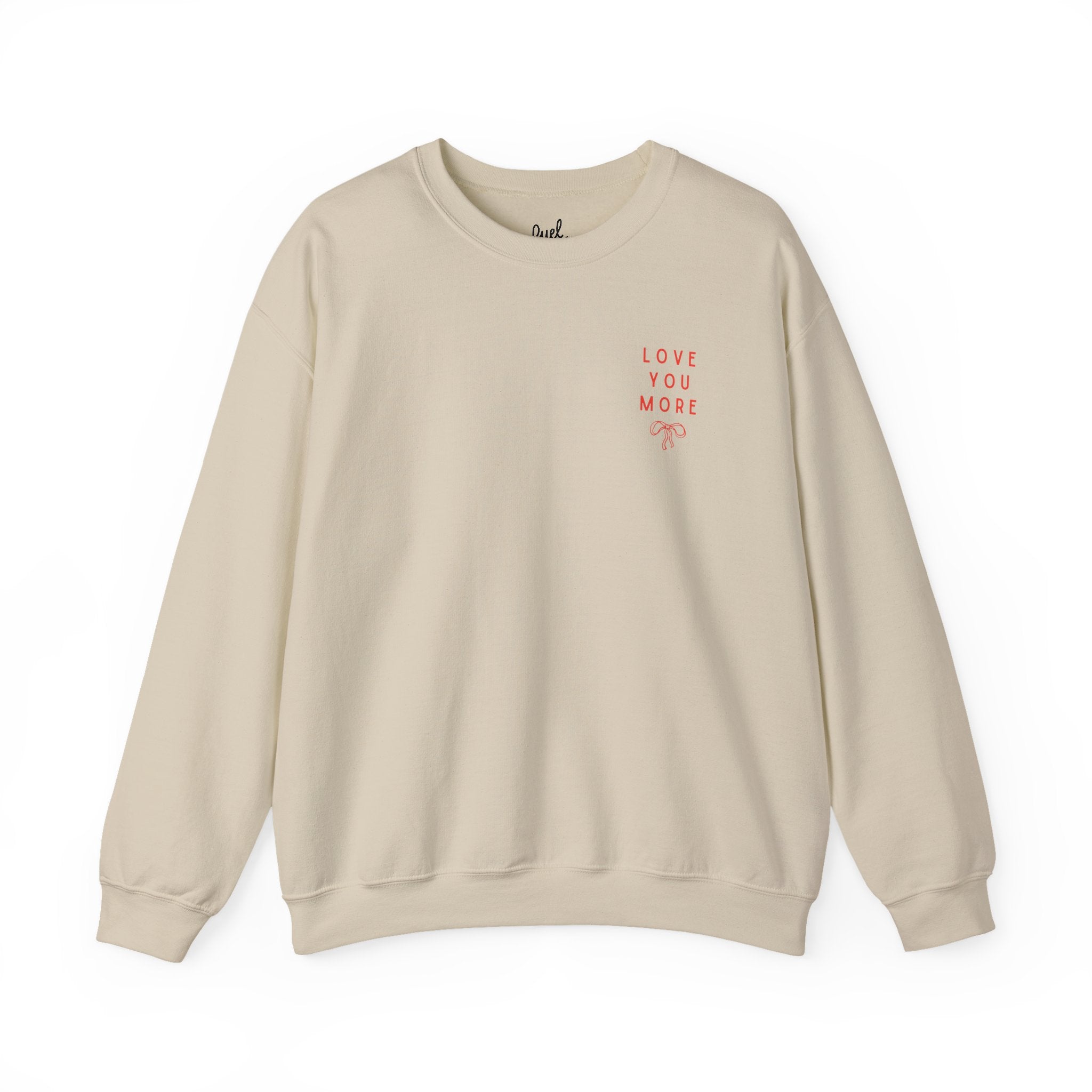 Valentines Galentines Crewneck | Love you more champagne cheers
