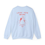 Valentines Galentines Crewneck | Love you more champagne cheers