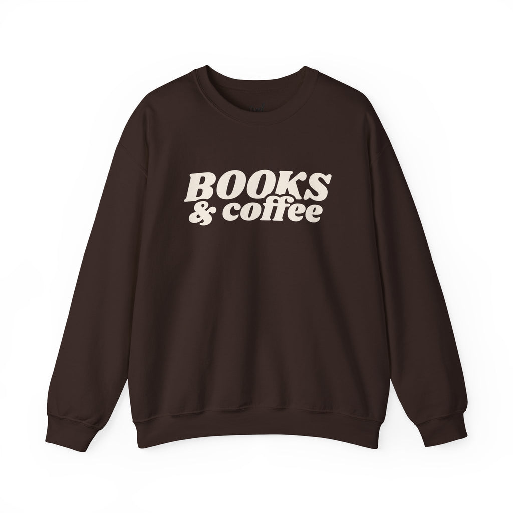 Books & Coffee Crewneck Sweatshirt