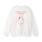 Valentines Galentines Crewneck | Love you more champagne cheers