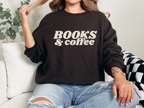 Books & Coffee Crewneck Sweatshirt