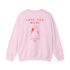 Valentines Galentines Crewneck | Love you more champagne cheers