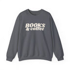 Books & Coffee Crewneck Sweatshirt